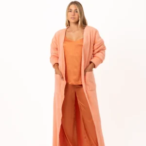 Peach Blossom Winter Robe - Image 4