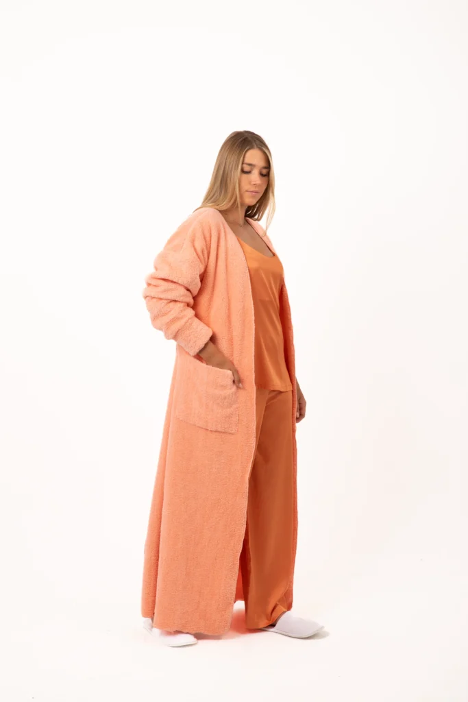 Peach Blossom Winter Robe